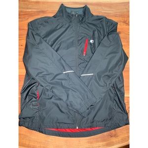 Authentic STARTER Jacket Black/Red Size : LARGE